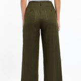 365 Days | Perry Linen Drawcord Pant - Khaki