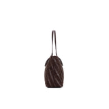 Black Caviar Designs | Lexington 3pc Woven Handbag Tote - Cocoa