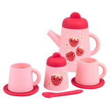 Tiger Tribe | Silicone Tea Set - Strawberry Patch