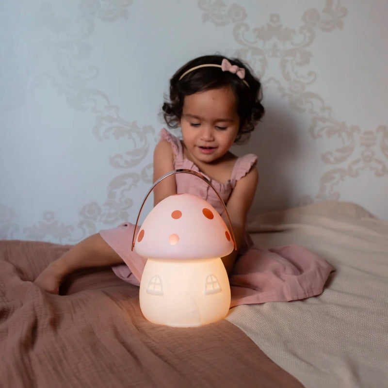 Little Belle | Fairy House Carry Lantern - Pink & Rose Gold