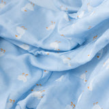 Fox & Fallow | Muslin Wrap - Blue Ducks