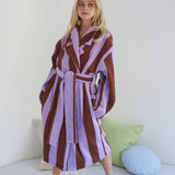 Hommey | Terry Robe - Jelly Stripes
