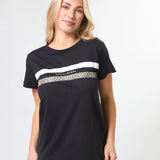 Stella + Gemma | Classic Tee - Black True Icon Stripe