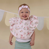 Frill Snuggle Bib - Alice's Tea Party