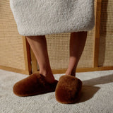 Hommey | Sheepskin Slippers - Hazelnut