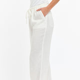 365 Days | Perry Linen Drawcord Pant - White