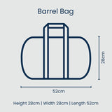 Project Ten | Barrel Bag - Rugby Stripe