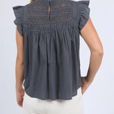 Foxwood | Adelyn Top - Charcoal