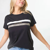 Stella + Gemma | Classic Tee - Black True Icon Stripe