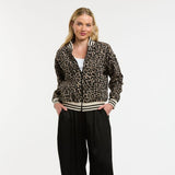 Urban Luxury | Leopard Bomber - Beige