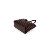 Black Caviar Designs | Lexington 3pc Woven Handbag Tote - Cocoa