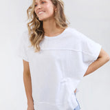 Foxwood | Allison Tee - White