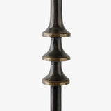 Emerson Side Table - Black Iron base with marble top