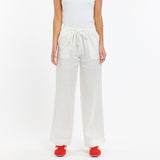 365 Days | Perry Linen Drawcord Pant - White