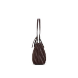 Black Caviar Designs | Waverly 3pc Woven Handbag Tote - Cocoa