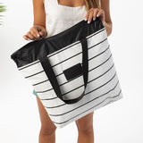 ALOHA Collection | Day Tripper - Pinstripe White/Black