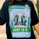 Foxwood | Lucky Star Tee - Washed Black