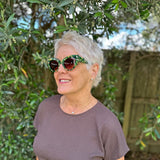 Maude X Mosey Me Ziggy Sunglasses - Emerald