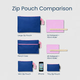 Project Ten | Mini Zip Pouch - Rugby Stripe