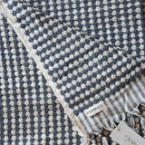 Pearl Turkish Cotton Hand Towel - Steel Grey