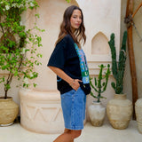 Foxwood | Lucky Star Tee - Washed Black