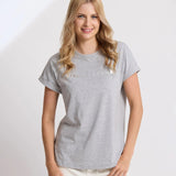 Stella + Gemma | Soho Cuff Crew - Grey Marle