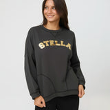 Stella + Gemma | Newport Pocket Sweatshirt - Aged Black
