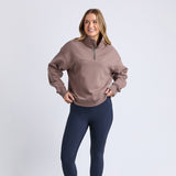 Foxwood | College Zip Crew - Mocha