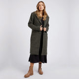 Foxwood | Clementine Coat - Green & Black