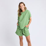 Elm | Holly Top - Forest Green