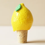 Lisa Angel | Cork Bottle Stopper - Lemon
