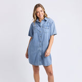 Foxwood | Sorcha Denim Dress - Light Blue