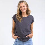 Foxwood | Manly Tee - Coal