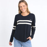 Elm | Adora Long Sleeve Tee - Navy