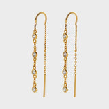 Zafino | Adele Thread Earring - Gold