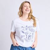 Elm | Bon Appetit Tee - White