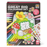 Tiger Tribe | Great Big Colouring Set - Magical Mini Worlds