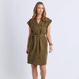 Foxwood | Dakota Dress - Dark Olive