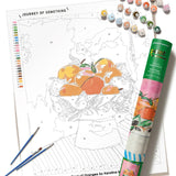 Journey Of Something | Paint by Numbers - Bowl of Oranges