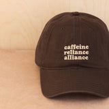 Cotton Baseball Cap - Caffeine Reliance