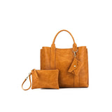 Margaux 2pc Laptop Top Handle Bag - Tan