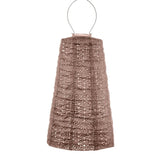 Lampshade 28cm Solar Lantern - Mocha Mousse