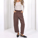 Monaco Jeans | Leo Barrel Jeans - Chocolate