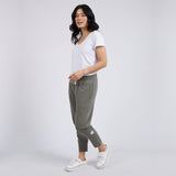 Elm | Wash Out Lounge Pant - Khaki