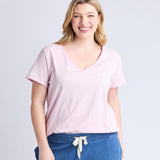 Elm | Pima Vee Tee - Pink Lady