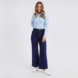 Foxwood | Sarah Wide Leg Jean - Indigo Denim