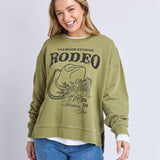 Foxwood |  Western Rose Crew - Fern Green