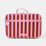 Fox & Fallow | Lunch Bag - Burgundy Stripe