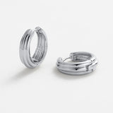 Zafino | Paris Hoop Earring - Silver