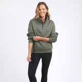 Foxwood | College Zip Crew - Khaki